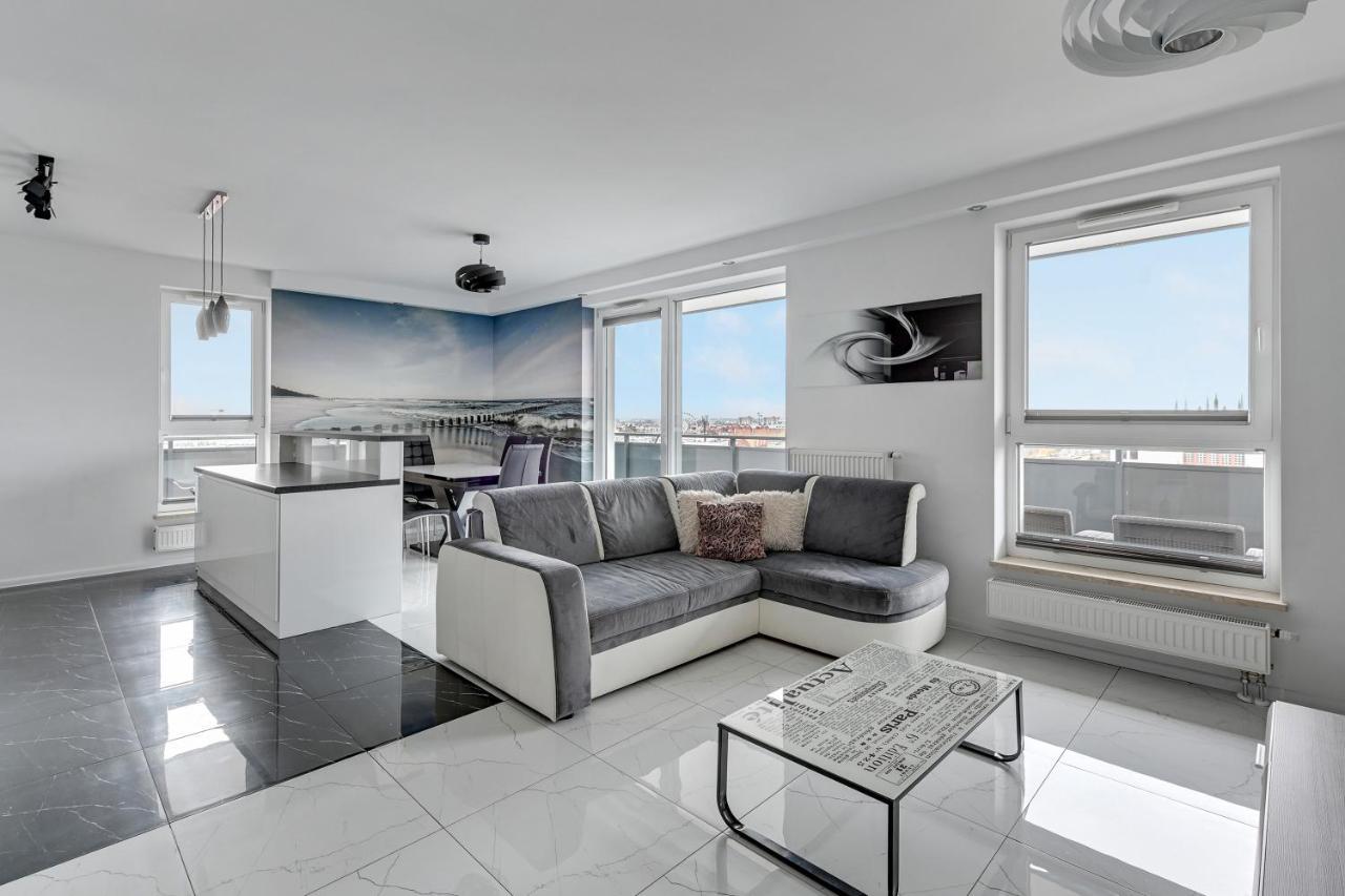 Grand Apartments - Luxury Apartment On The 11Th Floor With A View Of The Old Town Gdaňsk Exteriér fotografie
